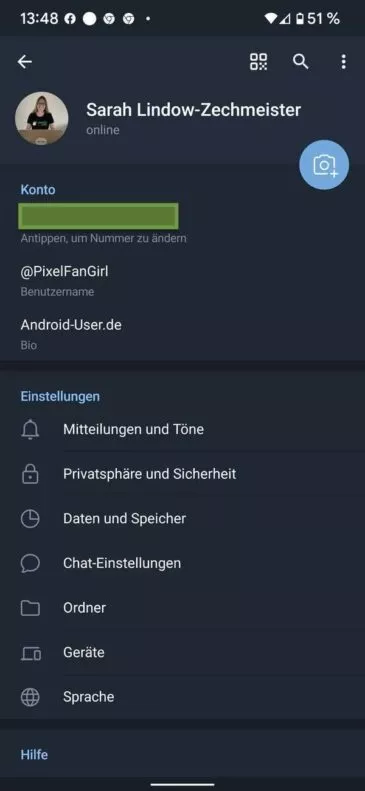 20220127 Telegram QR | Android-User.de24