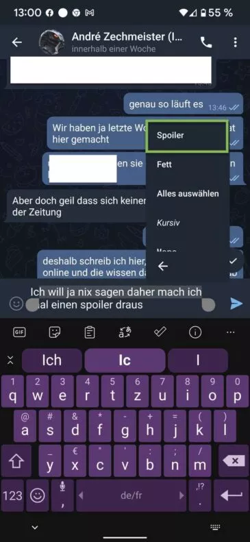 20220127 Telegram Reaktionen | Android-User.de11