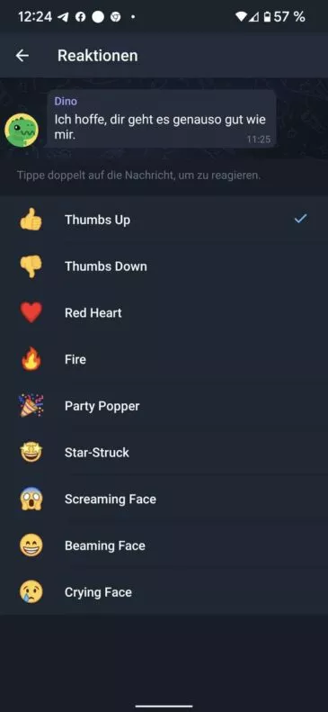 20220127 Telegram Reaktionen | Android-User.de8