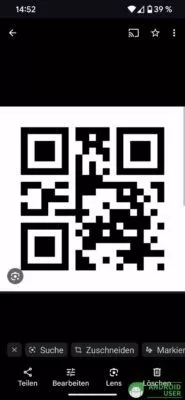 QR Code über Google Fotos und Lens auslesen