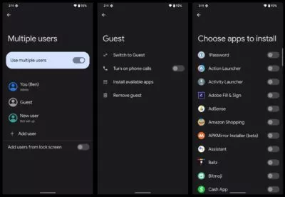 20220211 Gastnutzer Android 13