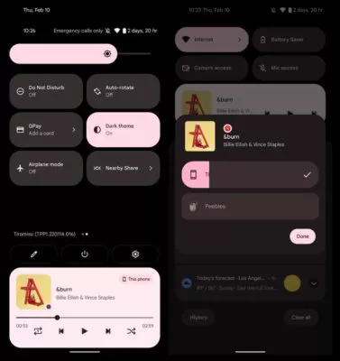 20220211 Music Play Android 13