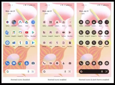 20220211 Themed Icons Android 13