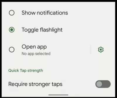 20220211 Toggle Flashlight Android 13