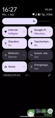Android Taschenlampe einschalten