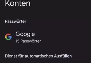 Tipp – Google Autofill, aktivieren und bearbeiten