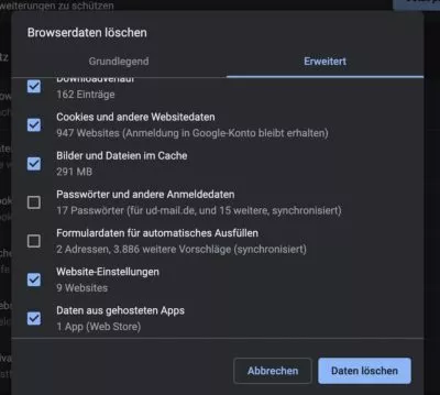 20220711 Browserverlauf Autofill