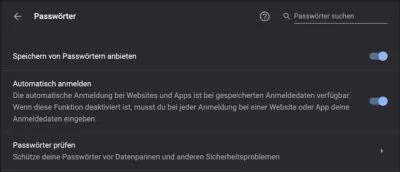 20220711 Passwörter Chrome