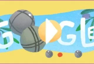 Google Doodle bringt dir das Spiel Pétanque bei