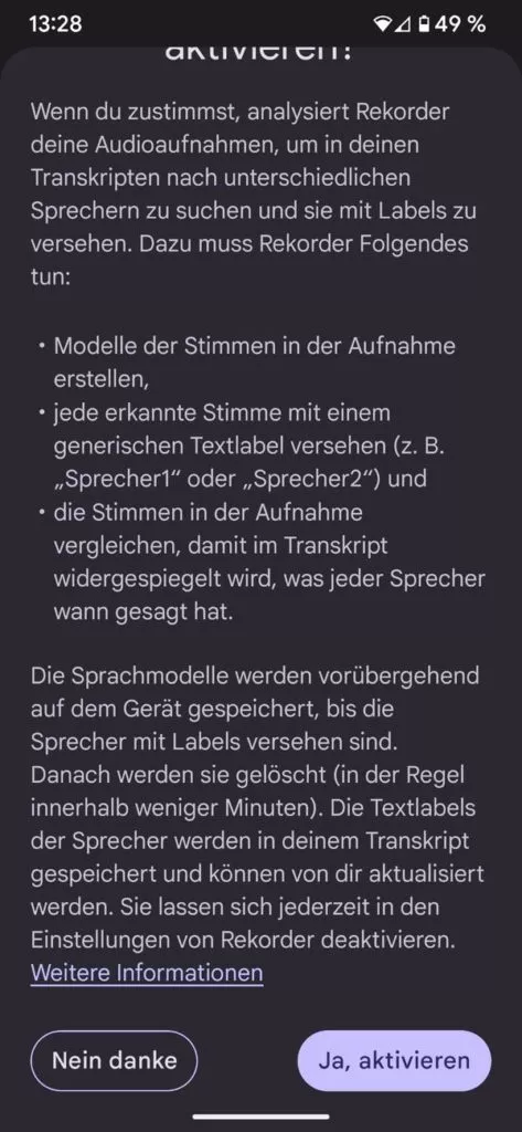 20221215 Google Recorder Speaker Labels | Android-User.de0001