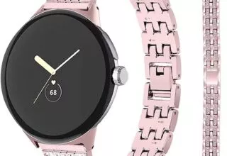 Miimall Metallarmband kompatibel mit Google Pixel Watch
