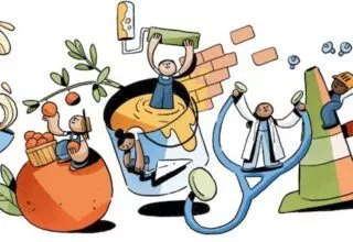 Google Doodle zum Tag der Arbeit 2023 – 1. Mai Feiertag