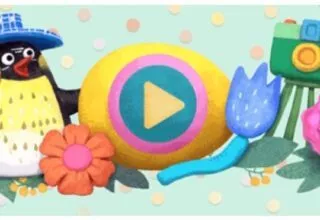 Google Doodle zum Vatertag/Christi Himmelfahrt 2023