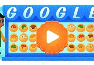 Google Doodle feiert das beliebte Streetfood Pani Puri