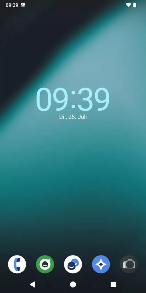 Homescreen von LineageOs