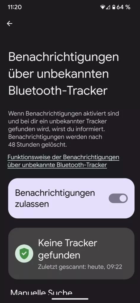 20230810 AirTags Warnungen unbekannte Tracker | Android-User.de0002