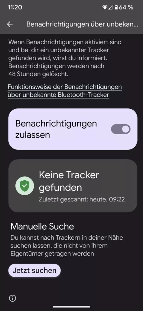 20230810 AirTags Warnungen unbekannte Tracker | Android-User.de0003