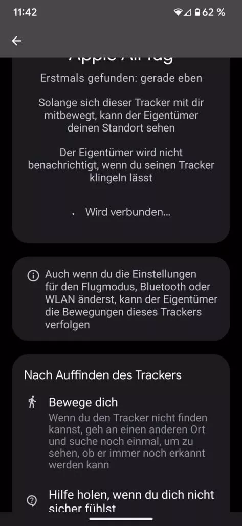 20230810 AirTags gefunden Android | Android-User.de0005