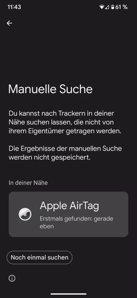 20230810 AirTags gefunden Android | Android-User.de0007