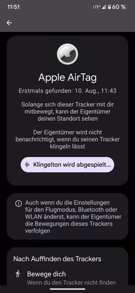 20230810 AirTags gefunden Android | Android-User.de0008