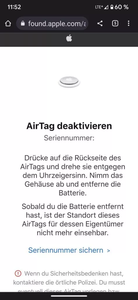 20230810 AirTags gefunden Android | Android-User.de0009
