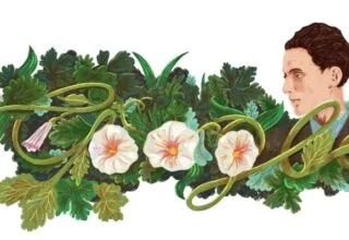 Gluck – ein Doodle zum 128. Geburtstag von Hannah Gluckstein