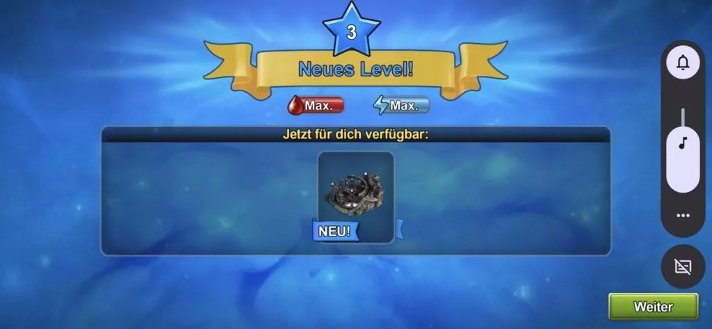 Ein neues Level