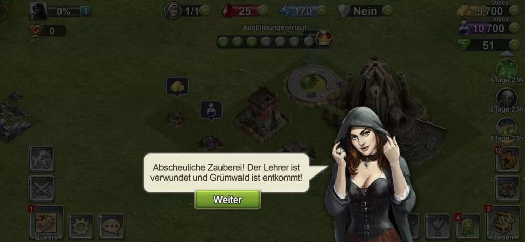 Der Lehrer ist verwundet