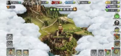 Sämtliche Buttons auf dem Homescreen