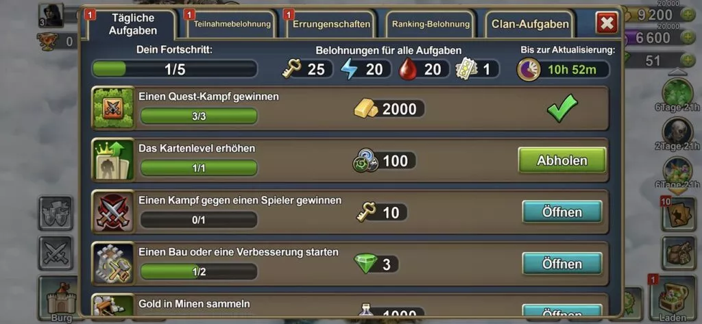Blood of Titans Quests