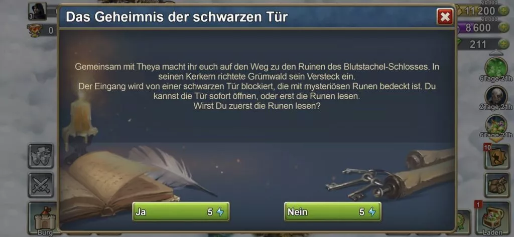 Geheimnis der schwarzen Tür