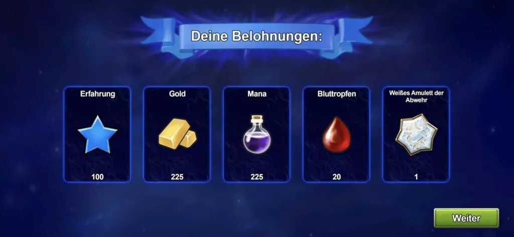 Gold, Blut und mehr als Belohnung