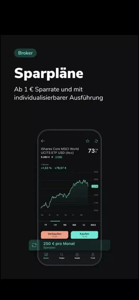 Sparpläne über Scalable Capital