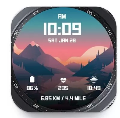 Mountain Landscape 2 Watchface