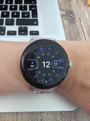 Concentric Watch Face auf der Pixel Watch