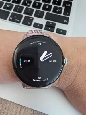 JJ-Analog Watchface auf der Pixel Watch
