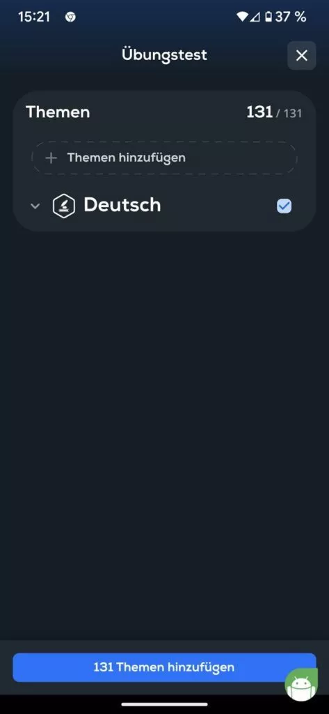 Lernthema Deutsch in der Simpleclub App