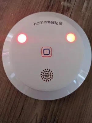 Die visuelle Signalisierung im Alarmfall bei der Homematic IP Alarmsirene