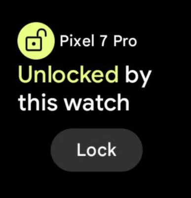 Benachrichtigung auf der Pixel Watch