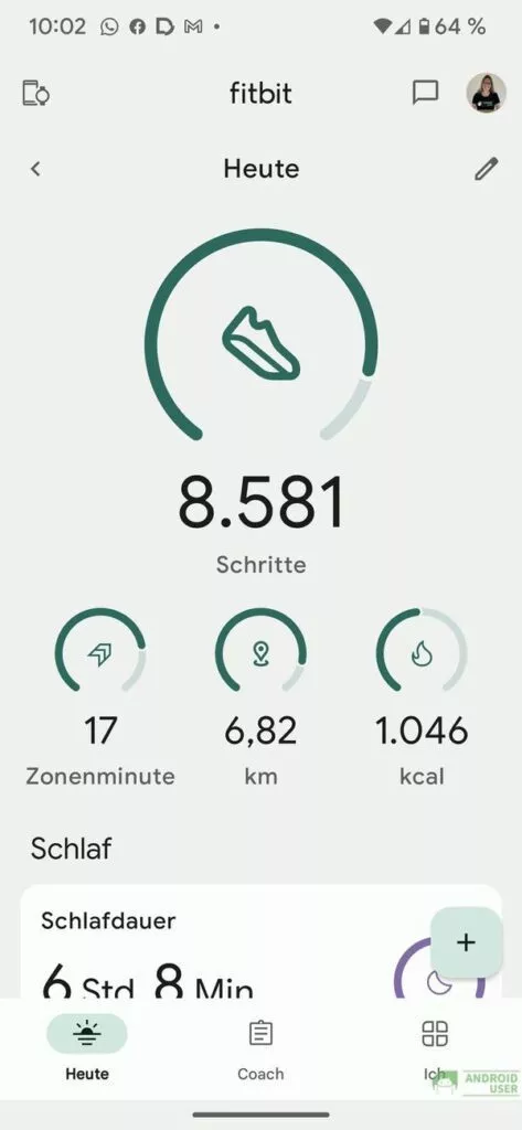 Neue Fitbit App