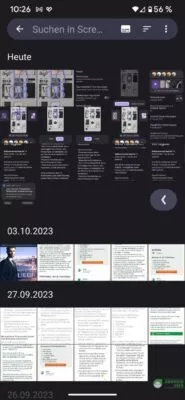 Der neue Zurückpfeil unter Android 14