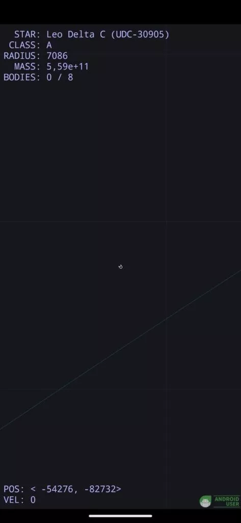 Die Rakete lässt sich navigieren
