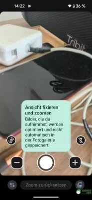 Bilder werden optimiert in der Magnifier App