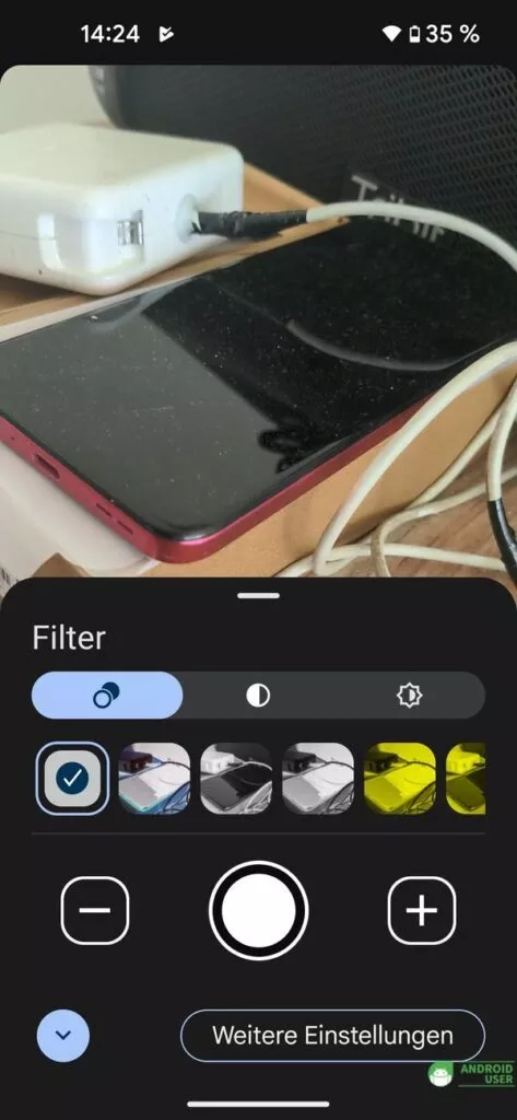Du legst Filter über die Texte