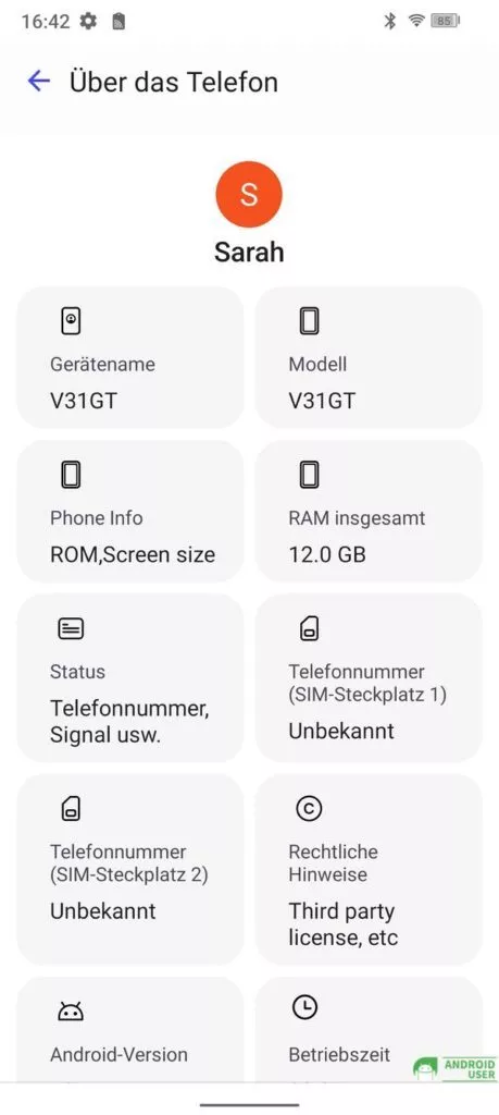 Infos über das Doogee V31 GT