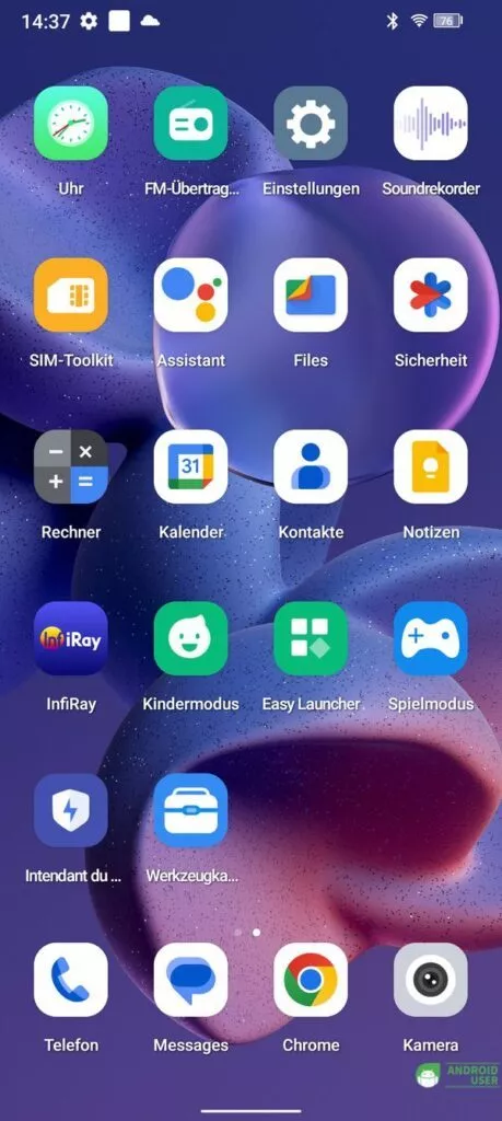 Weitere Apps plus Wärmebildkamera des Rugged Phone