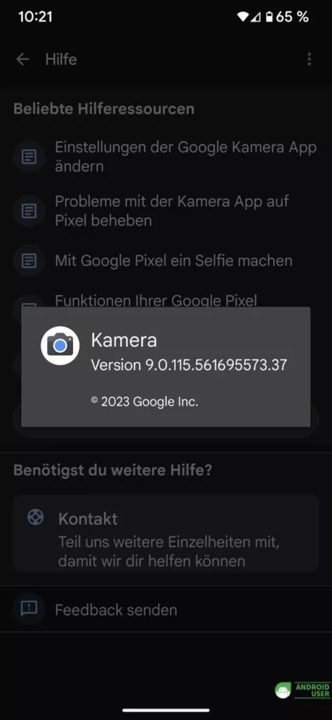 Version 9.0 der Google Kamera mit Photo Sphere 360° Bildern