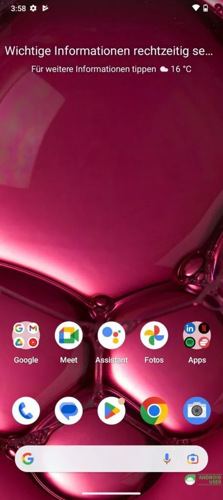 Android ohne Anpassungen auf dem Nokia G42 5G