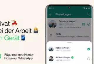 Was ist besser als ein WhatsApp-Konto? Genau – zwei WhatsApp-Konten