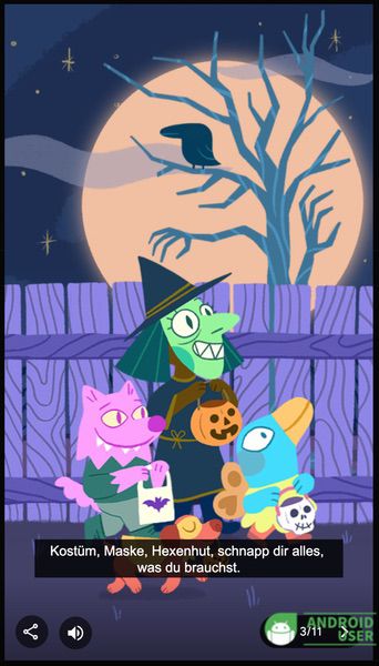 Halloween Doodle Trick or Treat